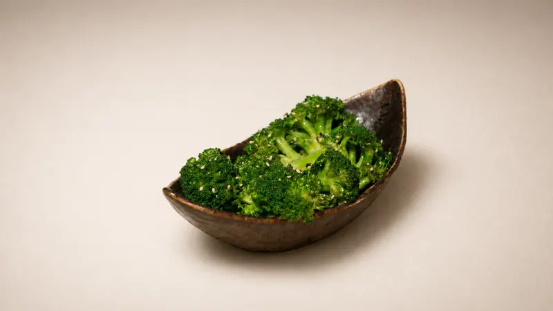 Broccoli — Broccoli with garlic soy and sesame oil