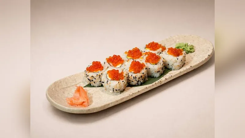 Kunsey — Sesame, Philadelphia cream cheese, smoked salmon, avocado, tobiko