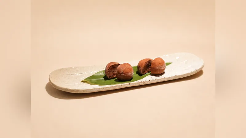 Chocolate mochi