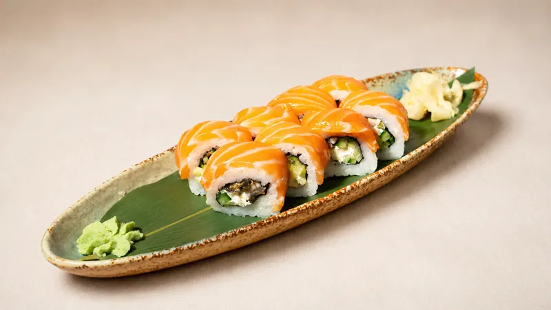 Philadelphia Eel — Philadelphia, salmon, eel, cucumber, seaweed, rice