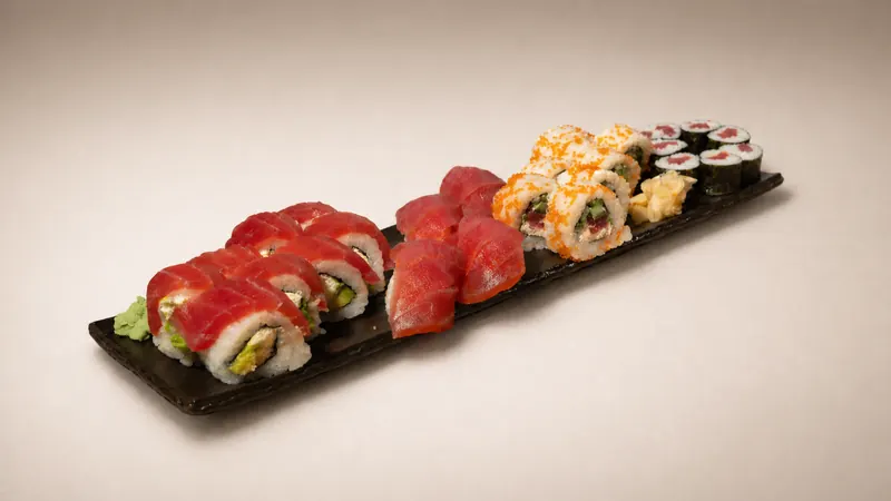 Tuna Set — Red Dragon, Maguro, Tuna Hosomaki, Tuna Nigiri (4pcs)